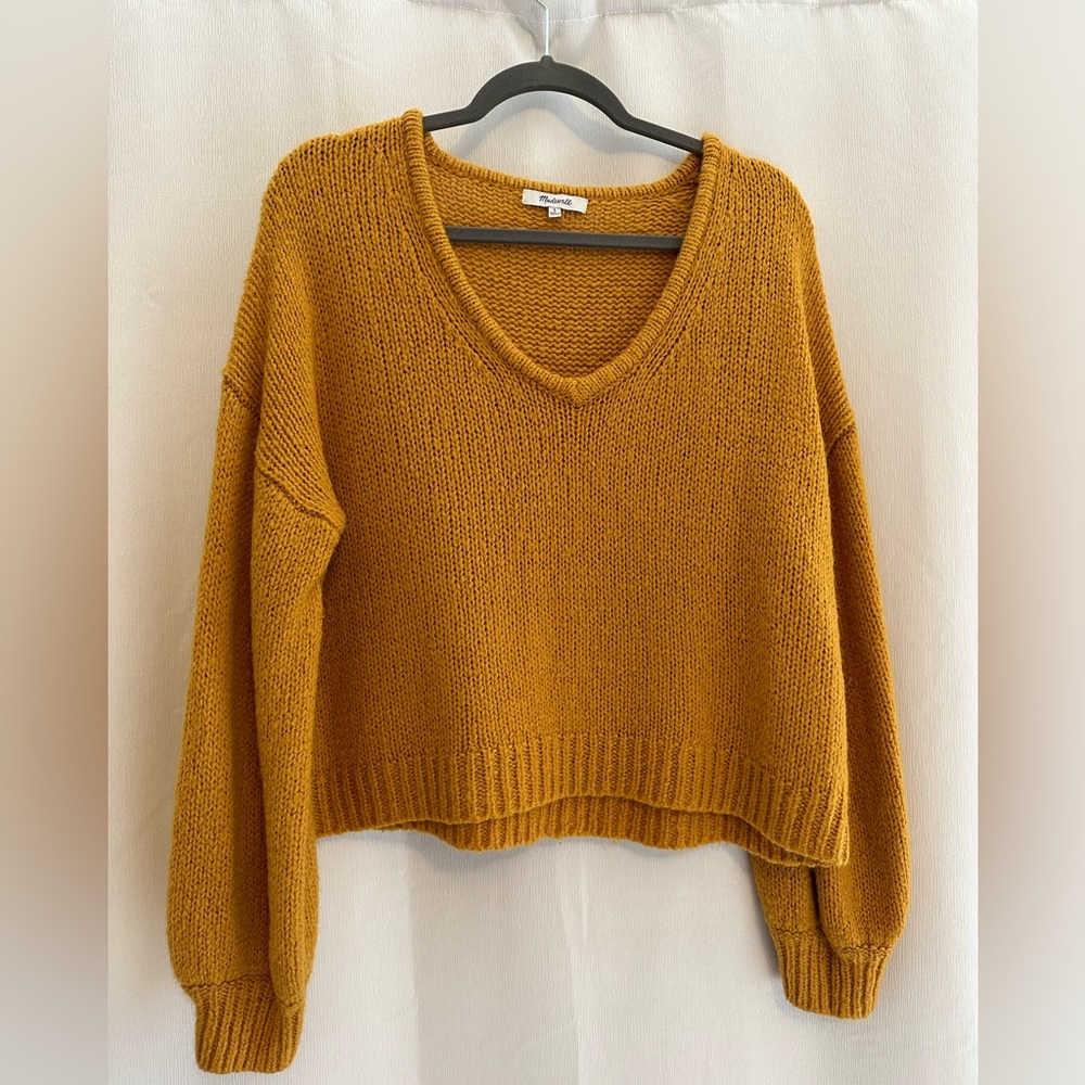 Madewell Mustard Sweater